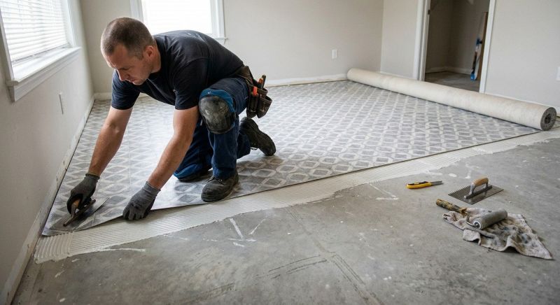 Sheet Flooring Installation in Timnath, CO