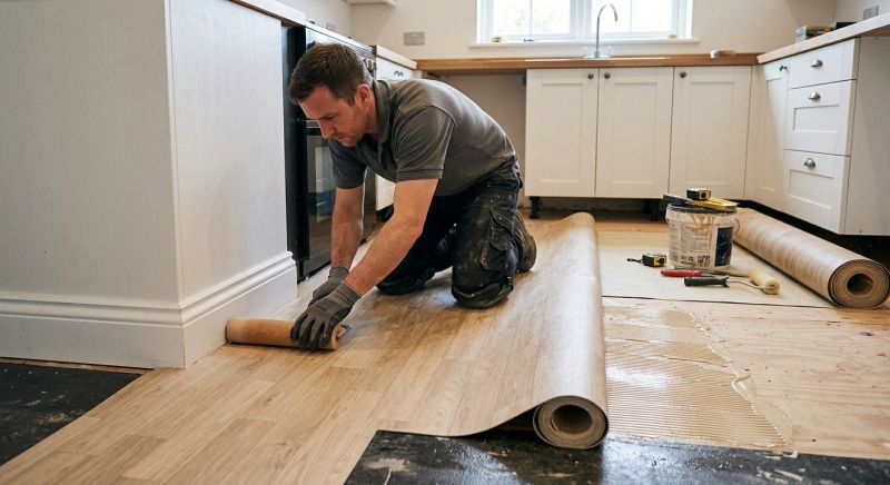 Sheet Linoleum Installation in Loveland, CO