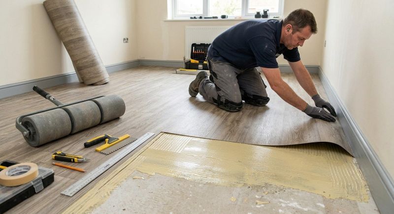 Sheet Linoleum Installation in Windsor, CO