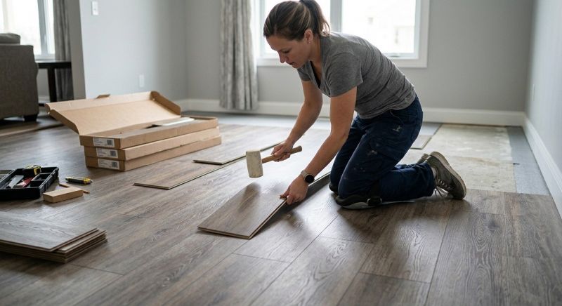 Vinyl Plank Floor Installation in Loveland, CO